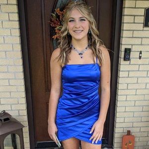 Royal Blue Windsor semi formal dress